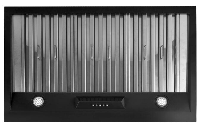 Unique 36' Classic Retro Midnight Black Range Hood