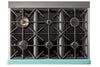 Unique 36' Classic Retro Ocean Mist Turquoise Range with FR Triple Crown Burner