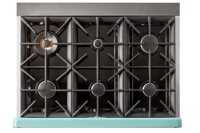 Unique 36' Classic Retro Ocean Mist Turquoise Range with FR Triple Crown Burner
