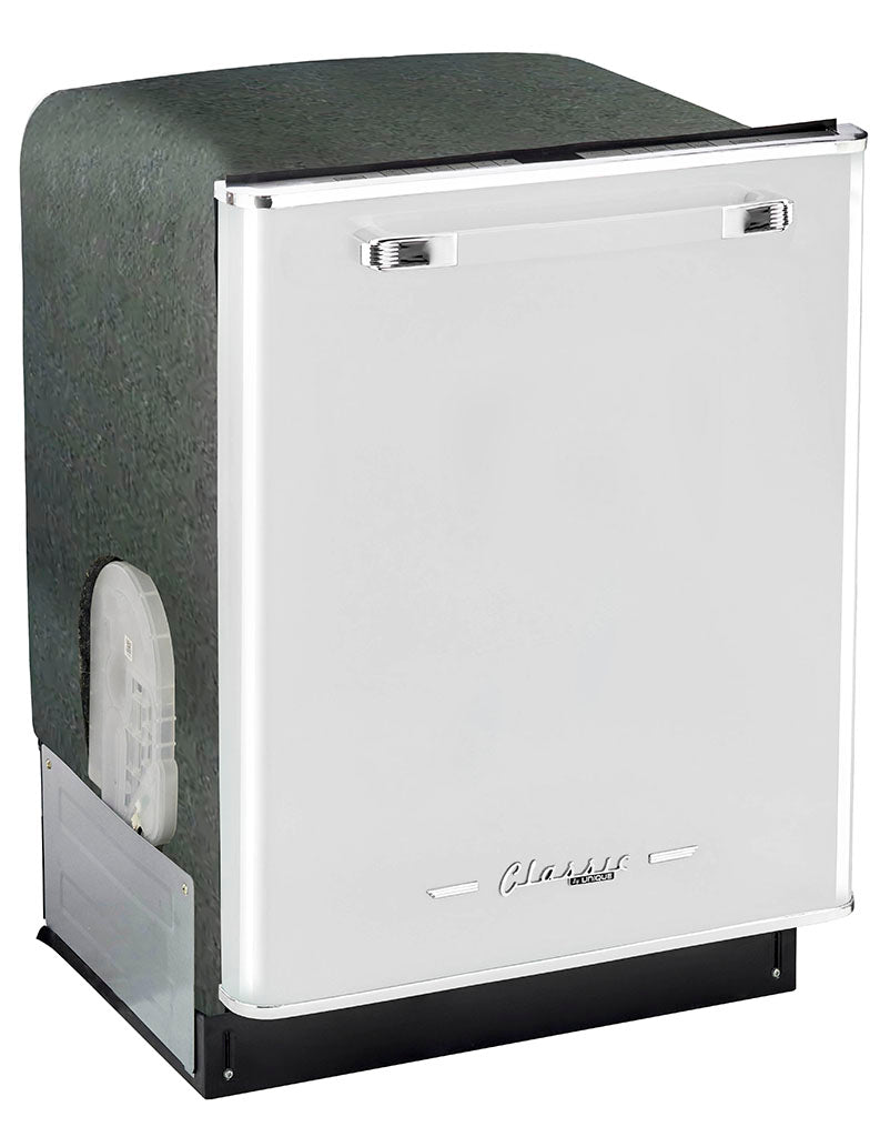Unique Classic Retro Dishwasher Marshmallow White