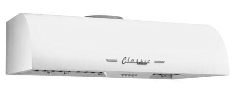 Unique 36' Classic Retro Marshmallow White Range Hood