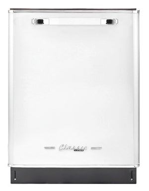 Classic Retro 24-inch Top Control Dishwasher with Stainless Steel Tub, 45 dBa in Marshmallow White