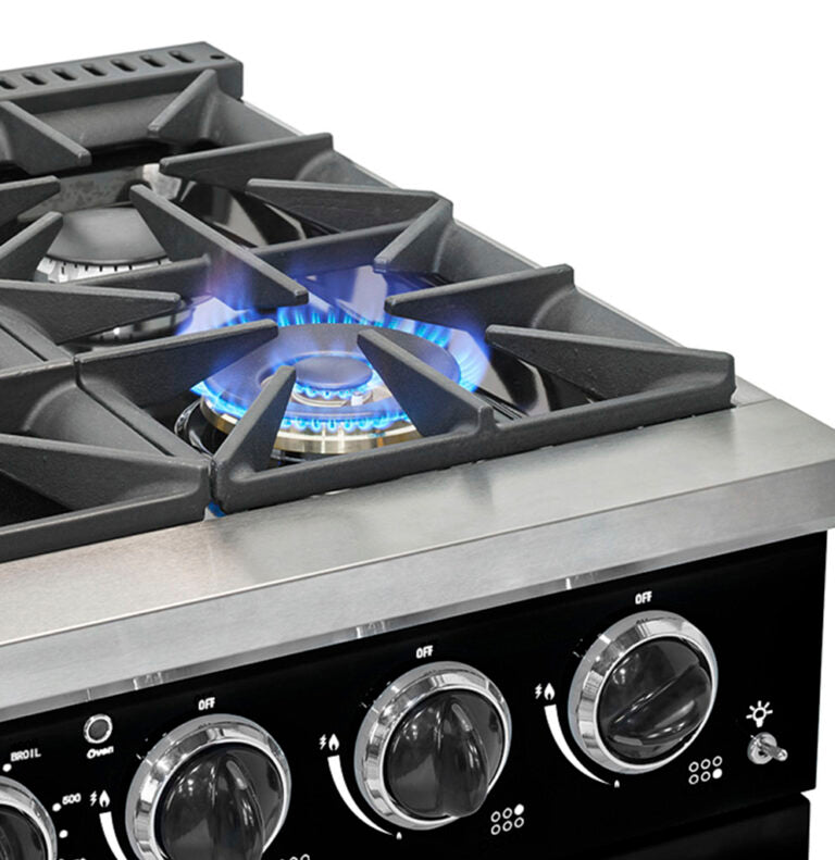 Cuisinière à gaz Classic Rétro avec four à convection, 36 po, 5,2 pi3, vert pale