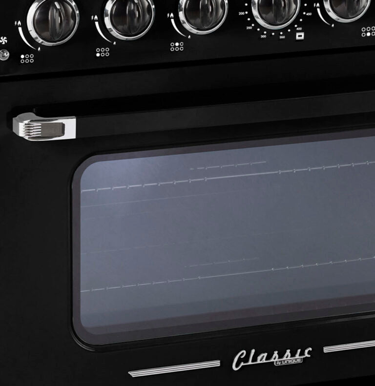 Cuisinière à gaz Classic Rétro avec four à convection, 36 po, 5,2 pi3, vert pale