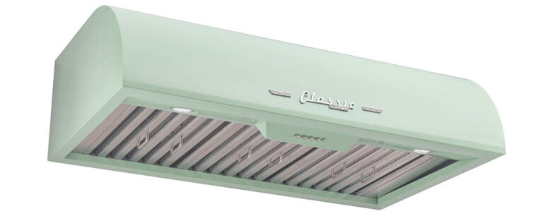 Unique 36' Classic Retro Summer Mint Green Range Hood