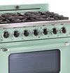 Unique 36' Classic Retro Summer Mint Green Range with FR Triple Crown Burner