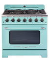 Unique 36' Classic Retro Ocean Mist Turquoise Range with FR Triple Crown Burner