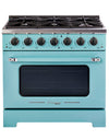 Unique 36' Classic Retro Ocean Mist Turquoise Range with FR Triple Crown Burner