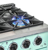Unique 36' Classic Retro Summer Mint Green Range with FR Triple Crown Burner