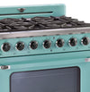 Unique 36' Classic Retro Ocean Mist Turquoise Range with FR Triple Crown Burner
