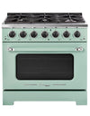 Unique 36' Classic Retro Summer Mint Green Range with FR Triple Crown Burner