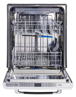 Classic Retro 24-inch Top Control Dishwasher with Stainless Steel Tub, 45 dBa in Midnight Black