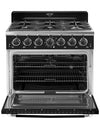 Cuisinière à gaz Classic Rétro avec four à convection, 36 po, 5,2 pi3, vert pale