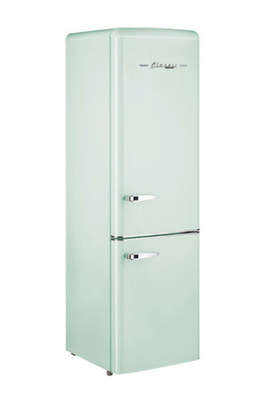 Off-Grid Classic Retro 21.6-inch 10 cu. ft. 275L Solar DC Bottom Freezer Refrigerator in Summer Mint Green - ENERGY STAR®