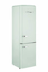 Classic Retro 21.6 in. 8.7 cu. ft. Retro Bottom Freezer Refrigerator in Summer Mint Green, ENERGY STAR