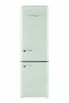 Classic Retro 21.6 in. 8.7 cu. ft. Retro Bottom Freezer Refrigerator in Summer Mint Green, ENERGY STAR