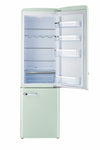 Classic Retro 21.6 in. 8.7 cu. ft. Retro Bottom Freezer Refrigerator in Summer Mint Green, ENERGY STAR