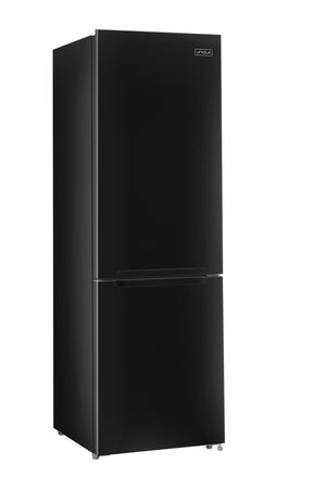 Unique 325 Litre Black 12/24 DC Bottom Mount Refrigerator