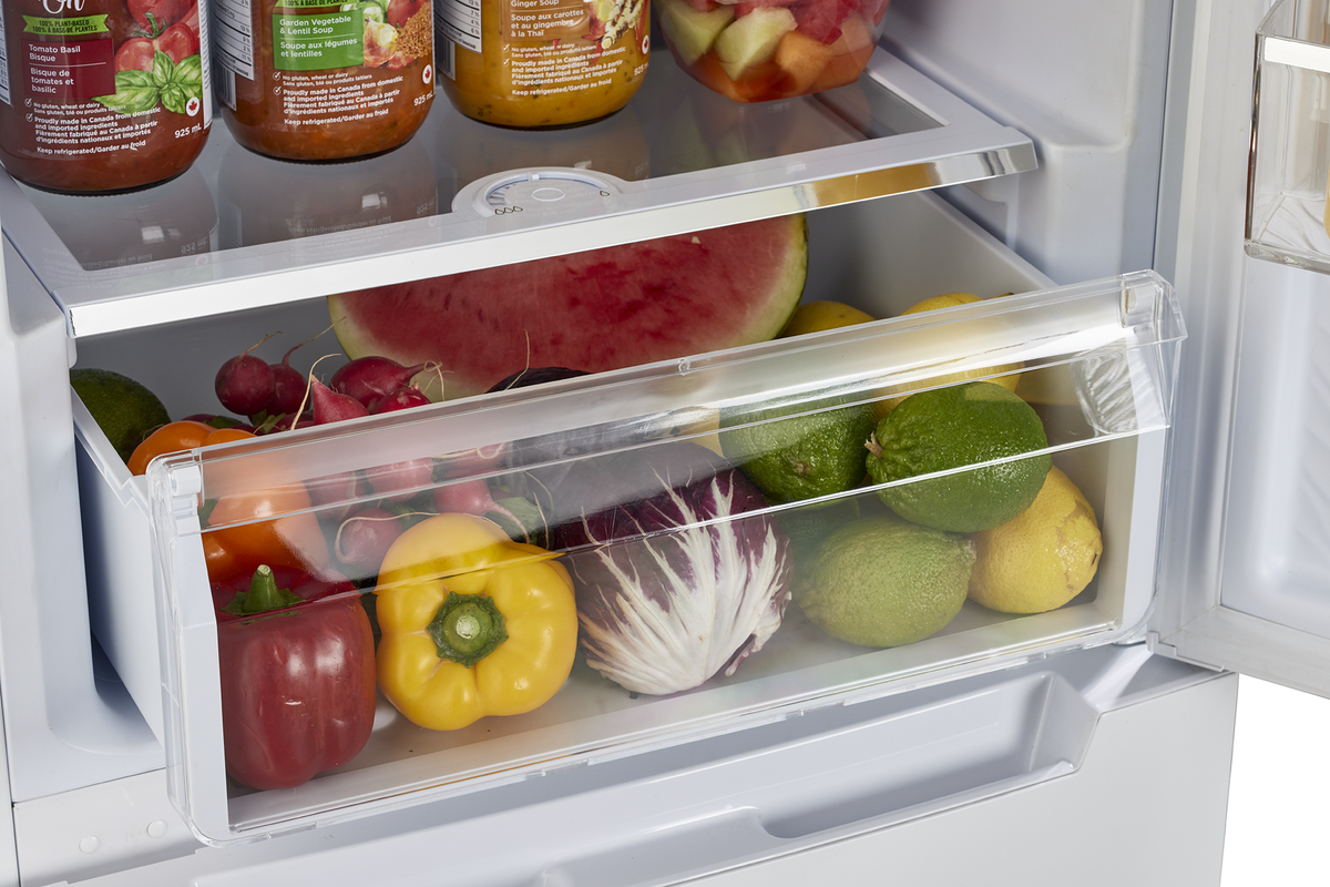 Off-Grid 24-inch 11.7 cu. ft. 325L Solar DC Bottom Freezer Refrigerator in White