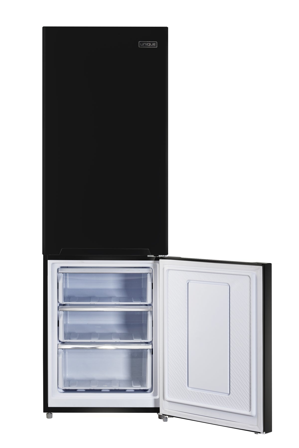 Off-Grid 24-inch 11.7 cu. ft. 325L Solar DC Bottom Freezer Refrigerator in Black