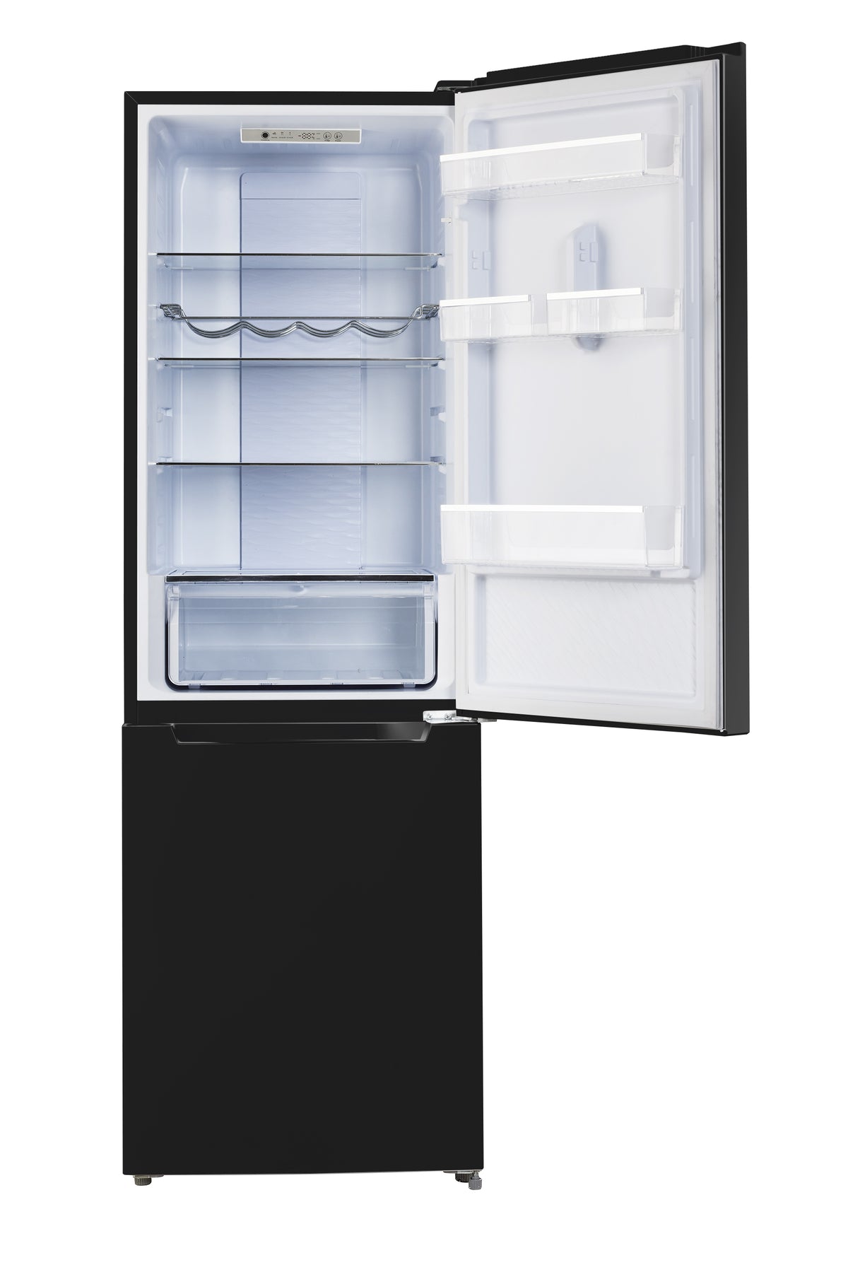 Off-Grid 24-inch 11.7 cu. ft. 325L Solar DC Bottom Freezer Refrigerator in Black