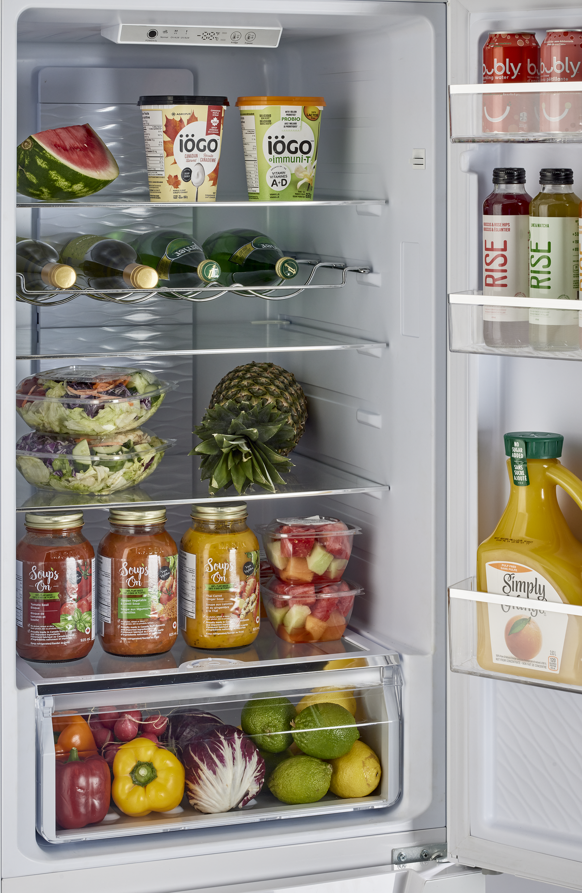 Off-Grid 24-inch 11.7 cu. ft. 325L Solar DC Bottom Freezer Refrigerator in White