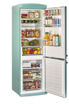 Classic Retro 12 cu.ft. Bottom Freezer Refrigerator in Ocean Mist Turquoise