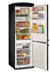 Classic Retro 12 cu. ft. Bottom Freezer Refrigerator in Midnight Black