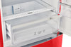 Classic Retro 12 cu. ft. Bottom Freezer Refrigerator in Candy Apple Red