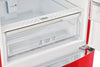 Classic Retro 12 cu. ft. Bottom Freezer Refrigerator in Candy Apple Red