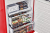 Classic Retro 12 cu. ft. Bottom Freezer Refrigerator in Candy Apple Red