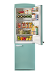 Classic Retro 12 cu.ft. Bottom Freezer Refrigerator in Ocean Mist Turquoise