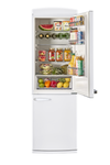 Classic Retro 12 cu.ft. Bottom Freezer Refrigerator in Marshmallow White