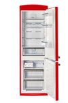 Classic Retro 12 cu. ft. Bottom Freezer Refrigerator in Candy Apple Red