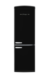 Classic Retro 12 cu. ft. Bottom Freezer Refrigerator in Midnight Black