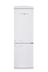 Classic Retro 12 cu.ft. Bottom Freezer Refrigerator in Marshmallow White