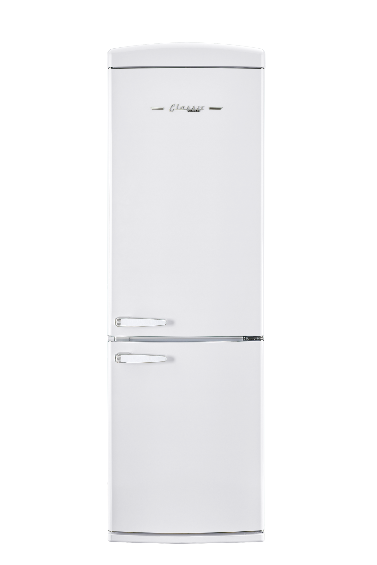 Classic Retro 12 cu.ft. Bottom Freezer Refrigerator in Marshmallow White