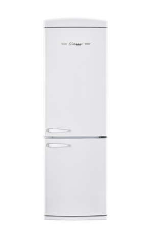 Classic Retro 12 cu.ft. Bottom Freezer Refrigerator in Marshmallow White