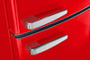 Classic Retro 12 cu. ft. Bottom Freezer Refrigerator in Candy Apple Red