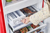 Classic Retro 12 cu. ft. Bottom Freezer Refrigerator in Candy Apple Red
