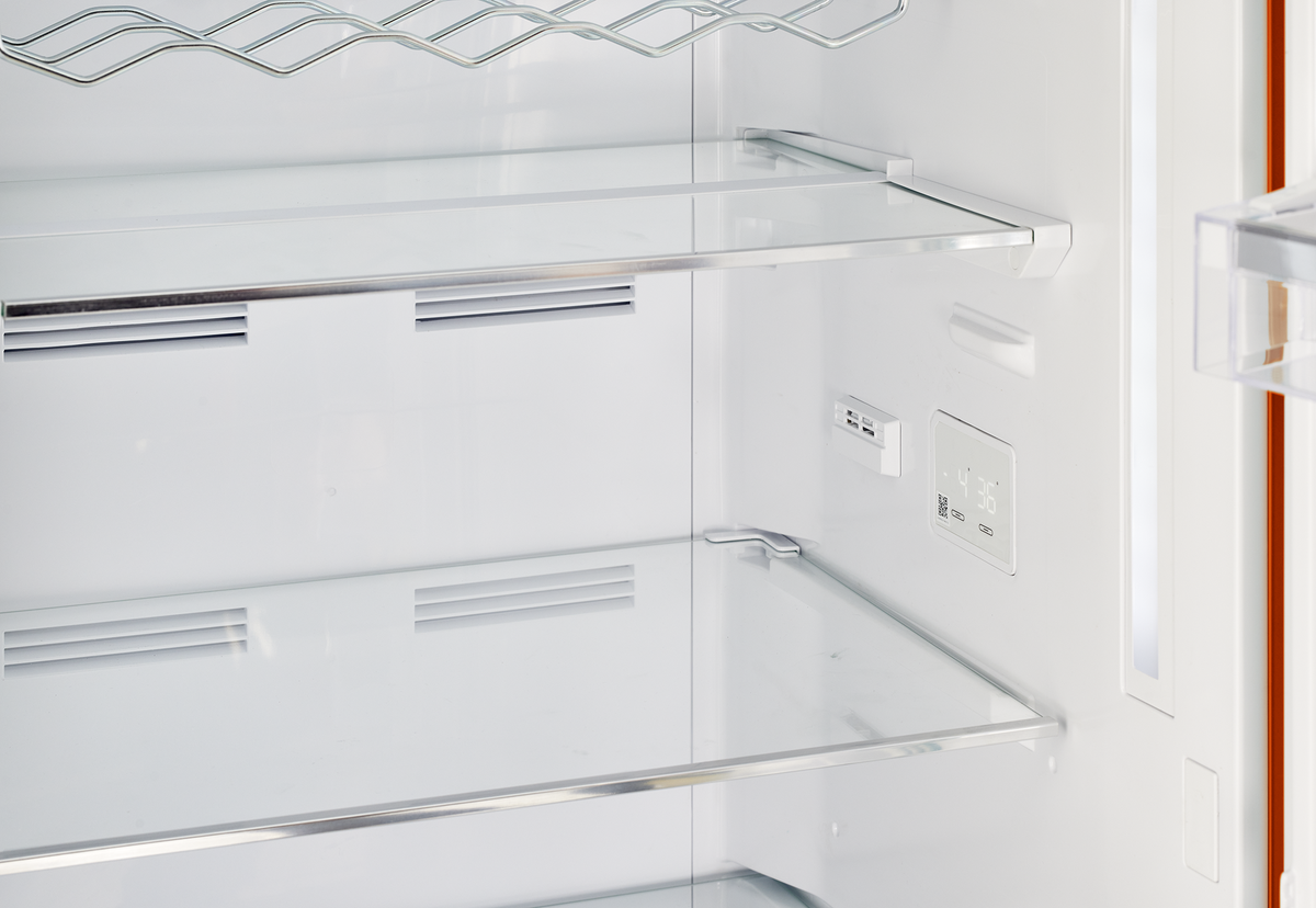 Classic Retro 12 cu. ft. Bottom Freezer Refrigerator in Creamsicle Orange