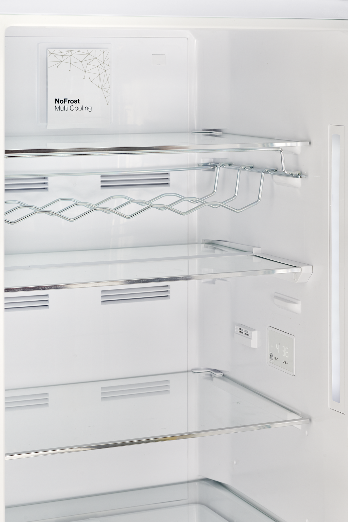 Classic Retro 12 cu.ft. Bottom Freezer Refrigerator in Marshmallow White