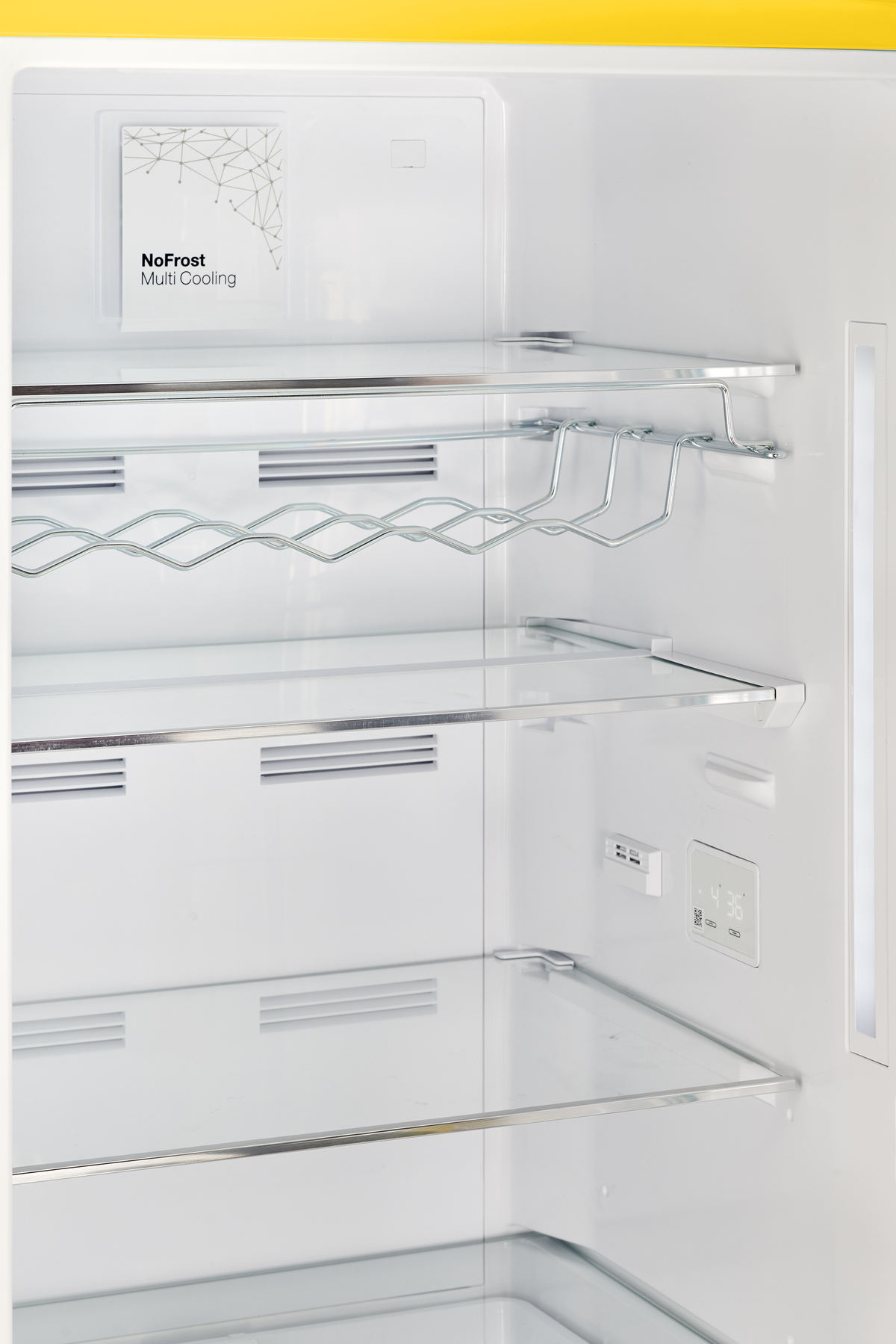 Classic Retro 12 cu. ft. Bottom Freezer Refrigerator in Canary Yellow