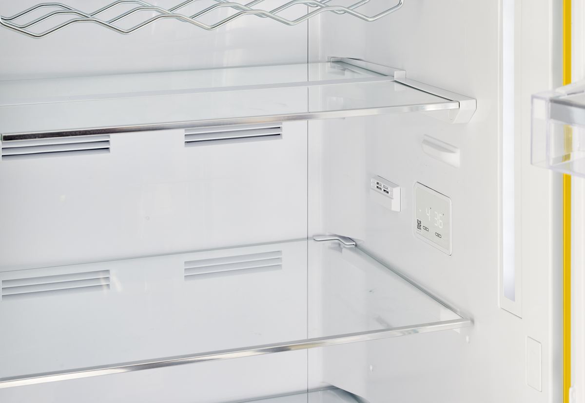 Classic Retro 12 cu. ft. Bottom Freezer Refrigerator in Canary Yellow