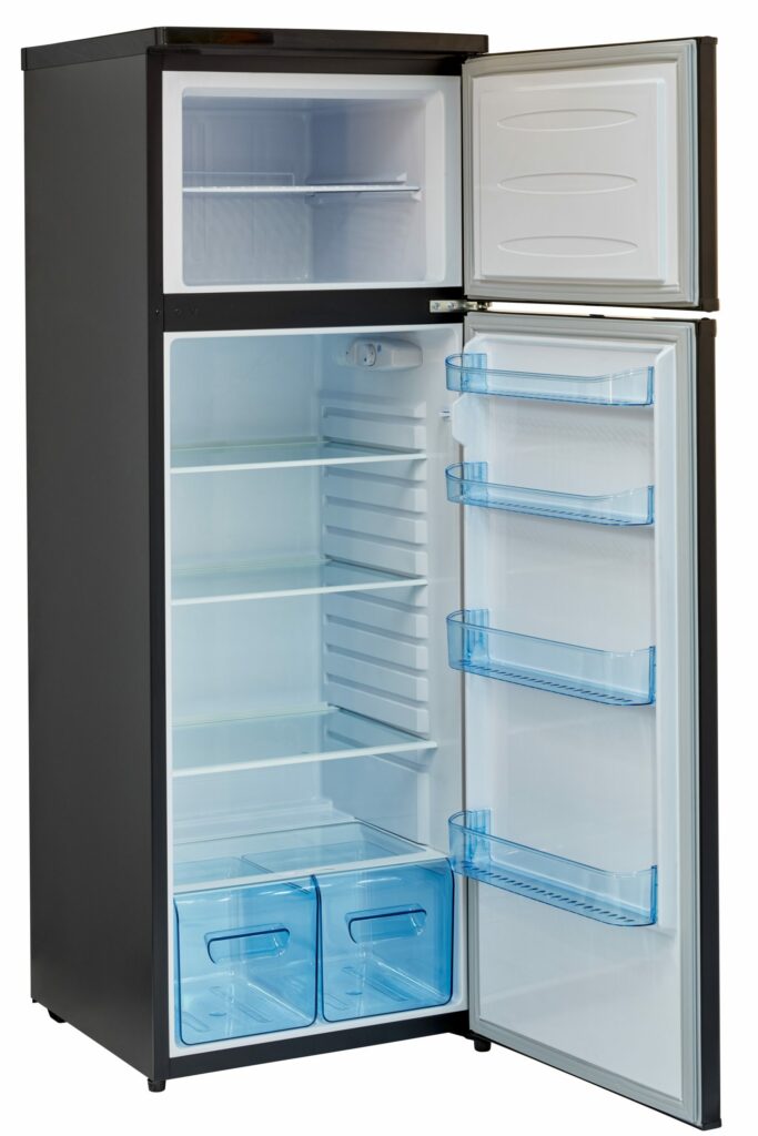 Unique 370Litre Black 12/24 DC Refrigerator/Freezer Serial #