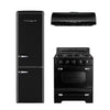 Unique 30' Classic Retro Midnight Black Range Hood