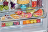 Classic Retro 36-inch 21.4 cu. ft. Frost Free French Door Counter Depth Refrigerator with Built-In Ice Maker in Marshmallow White - ENERGY STAR®