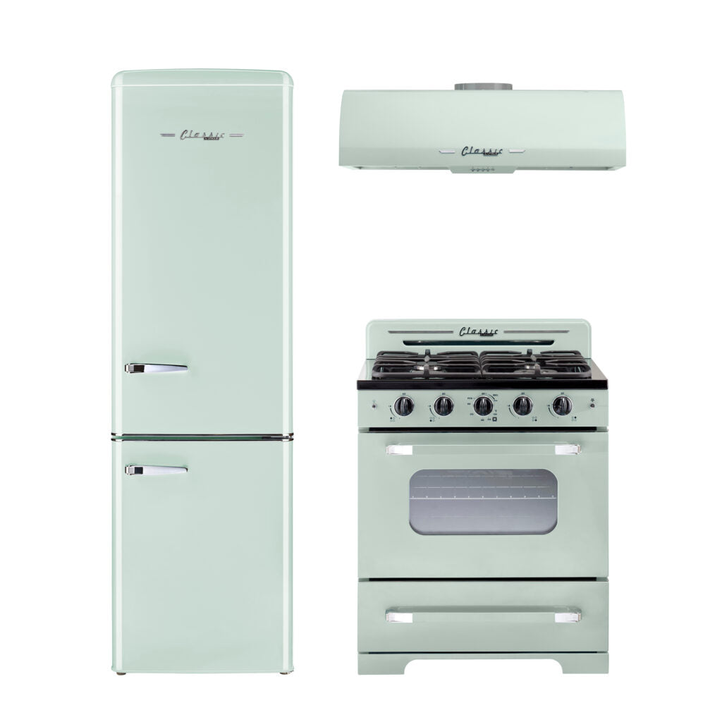 Unique 30' Classic Retro Summer Mint Green Range Hood