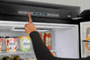 Classic Retro 30 in 17.7 cu. ft. Frost Free Retro Bottom Freezer Refrigerator in Midnight Black, ENERGY STAR