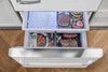 Classic Retro 30 in 17.7 cu. ft. Frost Free Retro Bottom Freezer Refrigerator in Marshmallow White, ENERGY STAR